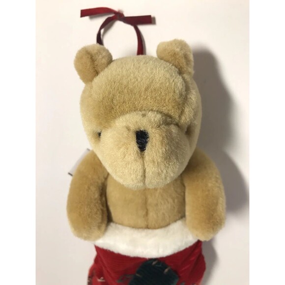 Disney Gund Classic Winnie the Pooh Plush In Christmas Stocking Small 11” - Picture 5 of 12